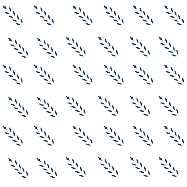 抽象的な大麦パターン ホワイト バック グラウンド ベクトル画像 — ストックベクタ