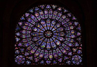 İç Cathdrale Notre-Dame de Paris - 13. yüzyıl Katedrali