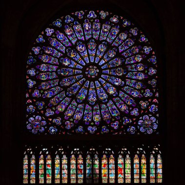 İç Cathdrale Notre-Dame de Paris - 13. yüzyıl Katedrali