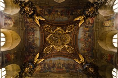  Louvre Müzesi - eski tarihi palace, Paris, Fransa