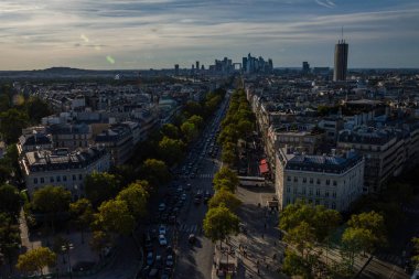Arc de Triomphe, Paris görünümünden