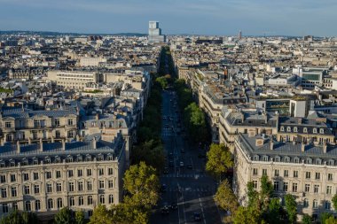 Arc de Triomphe, Paris görünümünden
