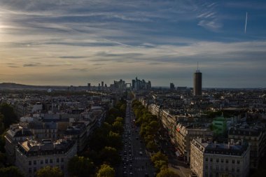 Arc de Triomphe, Paris görünümünden