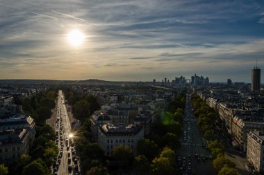 Arc de Triomphe, Paris görünümünden