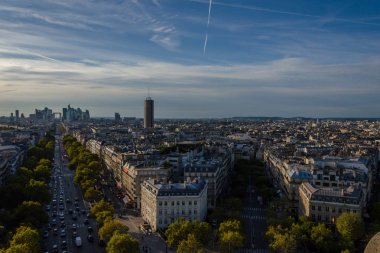 Arc de Triomphe, Paris görünümünden