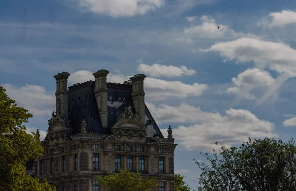 Parigi Francia 2018 Tetto Vetro Museo Del Louvre Parigi Francia — Foto Stock