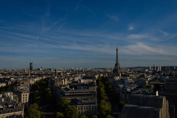 Torre Eiffel Torre Traliccio Ferro Battuto Sul Champ Mars Parigi — Foto Stock