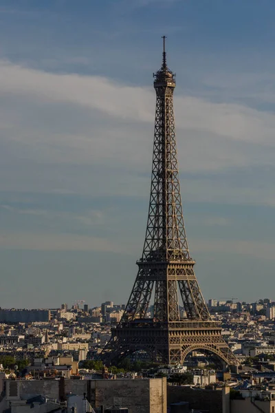 Een Weergave Van Arc Triomphe Parijs — Stockfoto
