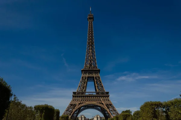 Eiffeltoren Smeedijzeren Lattice Toren Champ Mars Parijs Frankrijk — Stockfoto