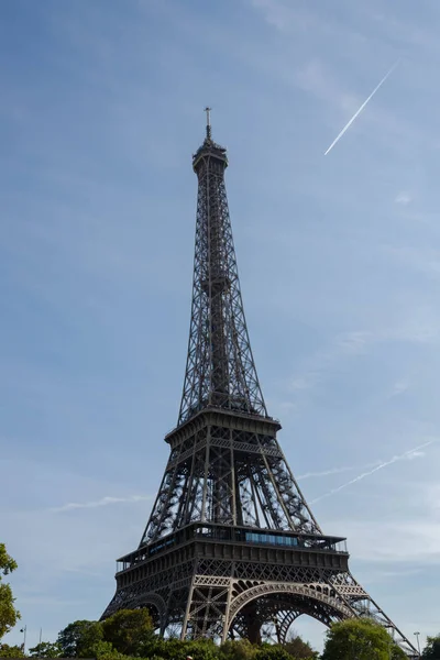 Eiffelturm Schmiedeeiserner Gitterturm Auf Dem Champ Mars Paris Franz — Stockfoto