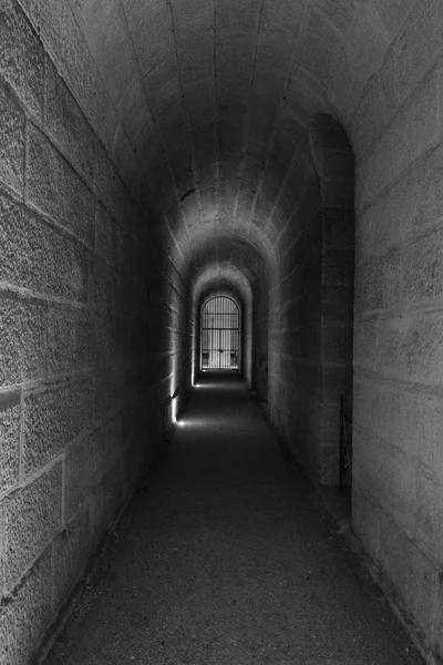 An underground tunnel / corridor in Napolon\'s Tomb, Paris, France