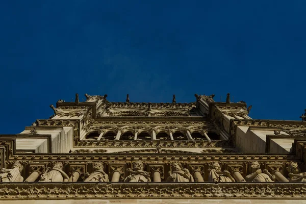 Αρχιτεκτονικά Στοιχεία Της Cathdrale Notre Dame Paris Καθεδρικός Ναός Του — Φωτογραφία Αρχείου