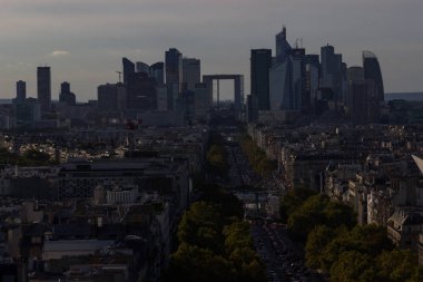 Paris ve Arc de Triomphe gelen sights sayısı