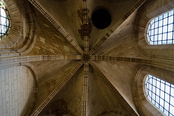 Elementy Architektury Cathdrale Notre Dame Paris Wiecznej Katedry — Zdjęcie stockowe