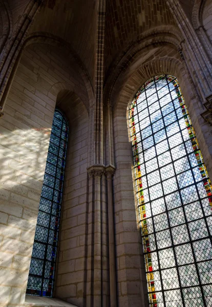 Elementy Architektury Cathdrale Notre Dame Paris Wiecznej Katedry — Zdjęcie stockowe