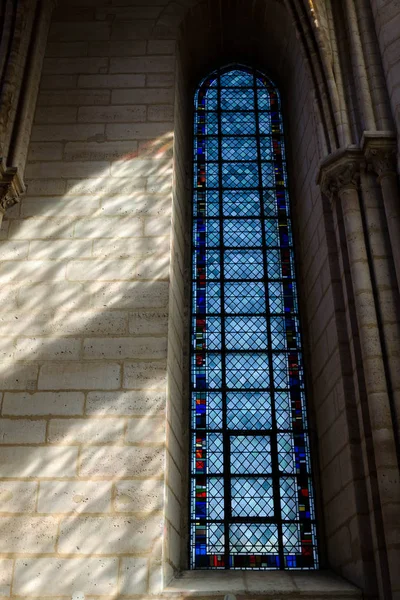 Elementy Architektury Cathdrale Notre Dame Paris Wiecznej Katedry — Zdjęcie stockowe