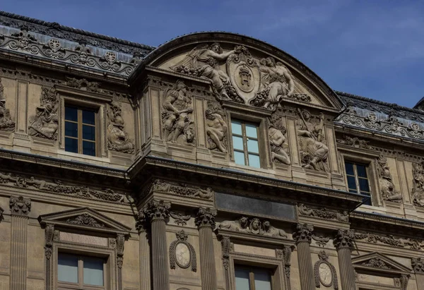 Louvre Museum Former Historic Palace Housing Huge Art Collection Roman — Stock Photo, Image