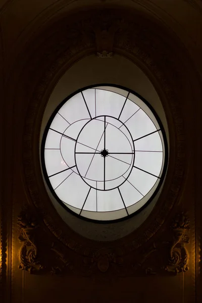Okno Muzeu Louvre Bývalý Historický Palác Paříž Francie — Stock fotografie