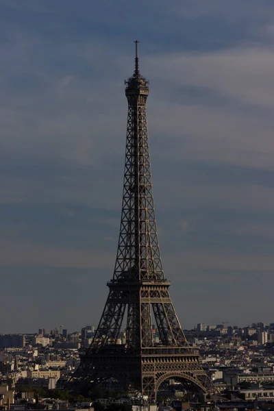 Uitzicht Parijs Bezienswaardigheden Van Arc Triomphe — Stockfoto
