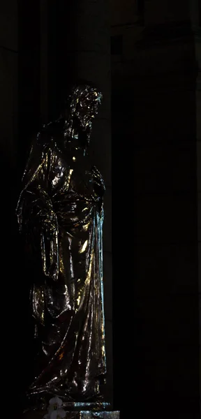 Статуя Церкві Сагк Cur Париж — стокове фото