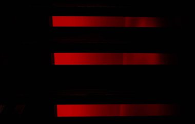 Farklı bakış açısı - Şaft ve merdiven kırmızı ve siyah