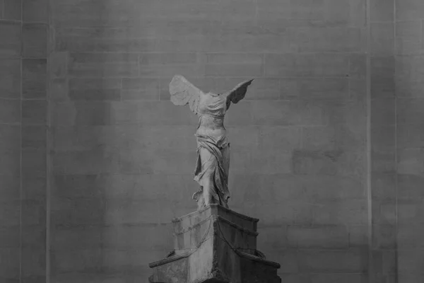 Museu Louvre Nike Samothrace Antigo Palácio Histórico Paris França — Fotografia de Stock