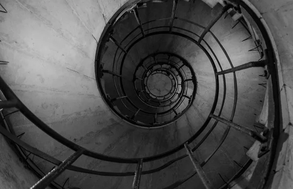Escadaria Sinuosa Espiral Arco Triunfo Paris — Fotografia de Stock