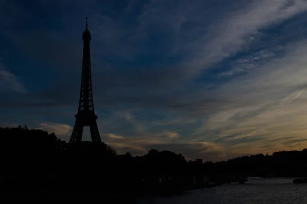Torre Eiffel Torre Treliça Ferro Forjado Champ Mars Paris França — Fotografia de Stock