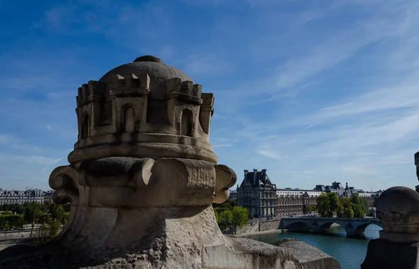 Strzał Muzeum Louvre Paryż — Zdjęcie stockowe