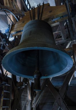Bir çan Gotik kilise Notre-Dame de Paris, Fransa
