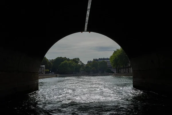 Seine Nehir Manzaralı Paris — Stok fotoğraf