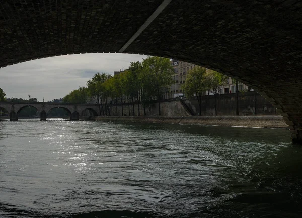 Senna Vista Sul Fiume Parigi — Foto Stock