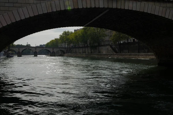Vistas Río Sena París — Foto de Stock