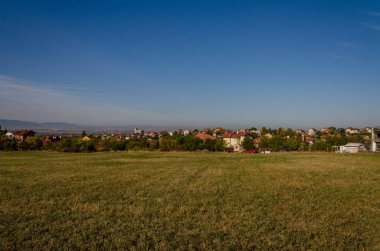Sofya şehir - Avrupa'nın en hava kirli şehir. Podgumer village, Bulgaristan görünümünden