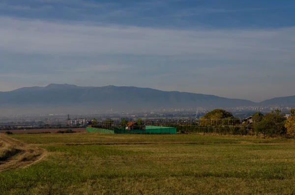 Sofia Stad Meest Vervuilde Stad Lucht Europa Een Weergave Uit — Stockfoto