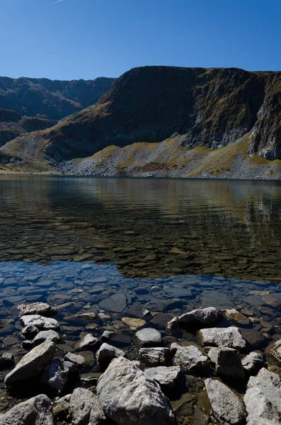 Вид Озеро Бабрека Почка Одно Ледниковых Озер Северо Западных Горах — стоковое фото