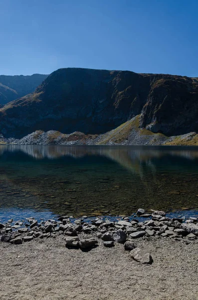 Vue Sur Lac Babreka Rein Des Lacs Glaciaires Nord Ouest — Photo