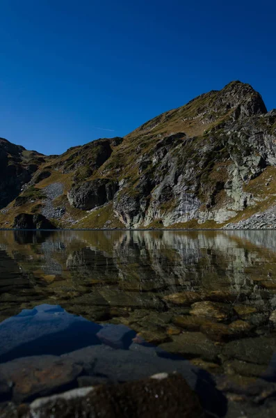 Una Vista Del Lago Babreka Riñón Uno Grupo Lagos Glaciares — Foto de Stock