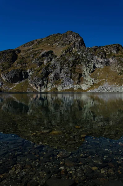 Vue Sur Lac Babreka Rein Des Lacs Glaciaires Nord Ouest — Photo