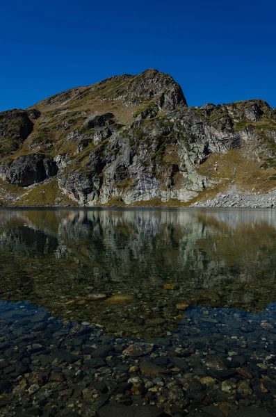 Θέα Στη Λίμνη Babreka Νεφρών Ένα Από Μια Ομάδα Παγετώδεις — Φωτογραφία Αρχείου