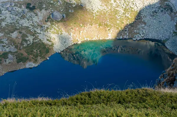 Lake Bliznaka Ikertestvére Egy Csoportja Glaciális Tavak Bulgária Északnyugati Rila — Stock Fotó