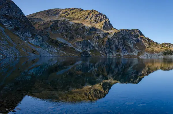 Una Vista Del Lago Babreka Reno Uno Gruppo Laghi Glaciali — Foto Stock