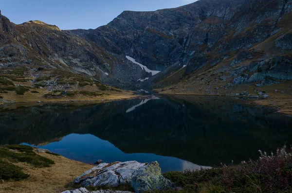 Lago Bliznaka Gemello Uno Gruppo Laghi Glaciali Nel Nord Ovest — Foto Stock