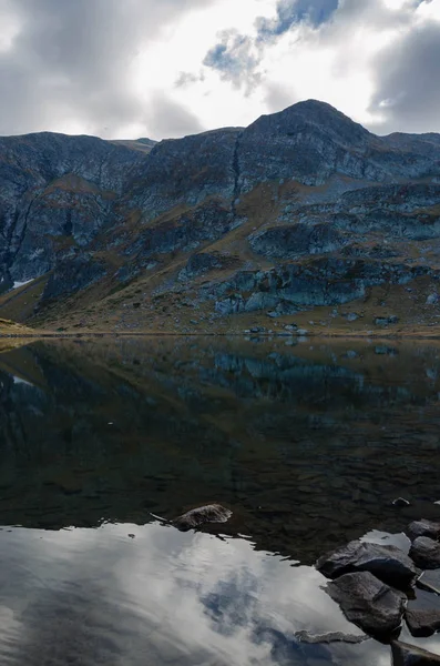 Lake Bliznaka Ikertestvére Egy Csoportja Glaciális Tavak Rila Hegység Északnyugati — Stock Fotó