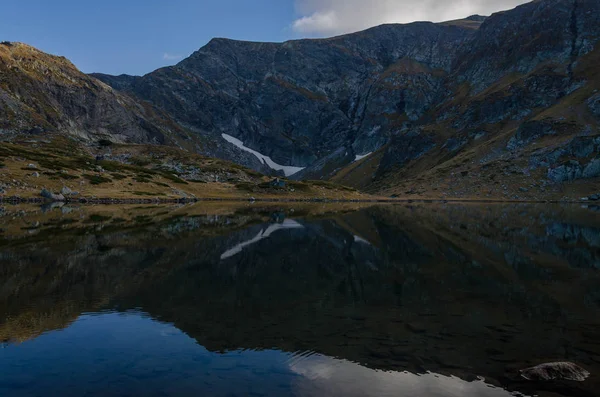 Lago Bliznaka Gemelo Uno Grupo Lagos Glaciares Noroeste Montaña Rila — Foto de Stock