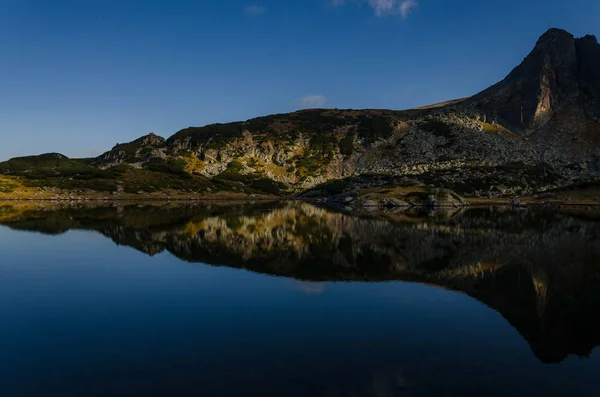 Lake Bliznaka Twin Tot Een Groep Van Gletsjermeren Noordwestelijke Rila — Stockfoto