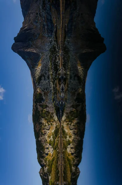 Lago Bliznaka Gêmeo Grupo Lagos Glaciares Noroeste Montanha Rila Espelho — Fotografia de Stock