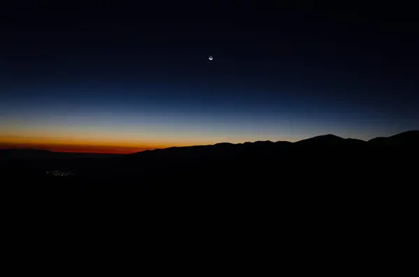 Прекрасный Восход Солнца Над Скалистыми Вершинами Горы Рила Вид Хижины — стоковое фото