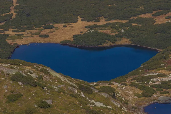 Pohled Trilistnika Trefoil Jezero Hory Rila Podzim 2018 — Stock fotografie