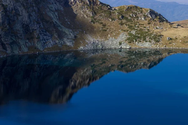 Uma Vista Lago Babreka Rim Grupo Lagos Glaciares Noroeste Das — Fotografia de Stock